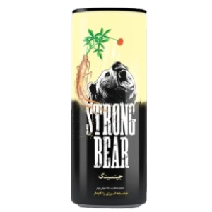 نوشابه انرژی‌زا strong bear جنسینگ قوطی - 250 سی سی